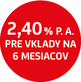 2,40 % p. a. pre vlaky na 6 mesiacov