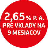 2,75 % p. a. pre vlaky na 9 mesiacov