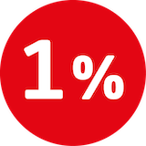 1%