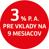 3 % p. a. pre vlaky na 9 mesiacov